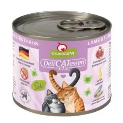 Katzen Nassfutter GranataPet Delicatessen Dose Lamm & Truthahn -...