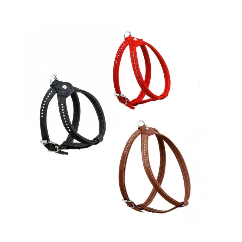 Halsbänder & Leinen Karlie Buffalo Strass Geschirr - Rot - 10 mm /...