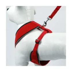 Halsbänder & Leinen Pet-Star Softgeschirr / Netzgeschirr - Rot -...