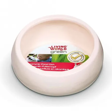 Ausstattung & Zubehör LIVING WORLD Ergonomischer Nagernapf groß...