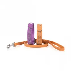 Halsbänder Karlie Buffalo Strass-Halsband - Violett - 2-reihig,...