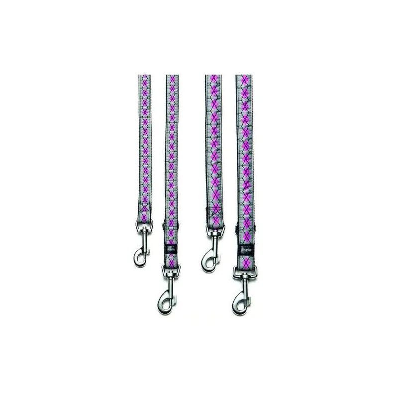 Leinen Karlie Art Joy Plus Führleine RHOMBUS - Pink - 200cm x 15mm...