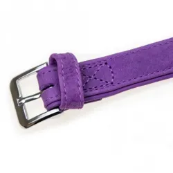 Halsbänder Karlie Halsband Buffalo aus Kalbsleder - Lila - 65...