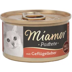 Katzen Nassfutter Miamor Pastete Geflügelleber 85g jetzt online