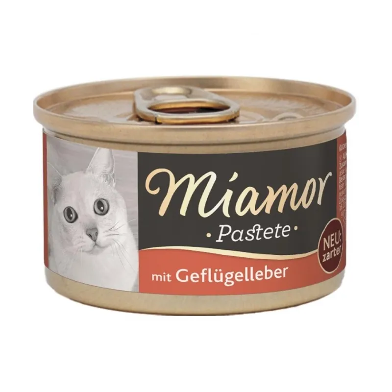 Katzen Nassfutter Miamor Pastete Geflügelleber 85g jetzt online